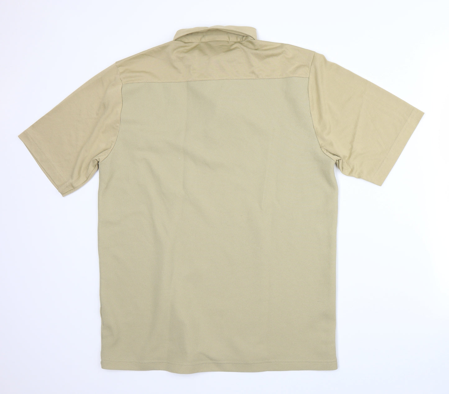 Tom Hagan Mens Beige    Polo Size XL