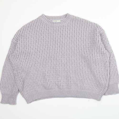 George Womens Purple   Pullover Jumper Size L