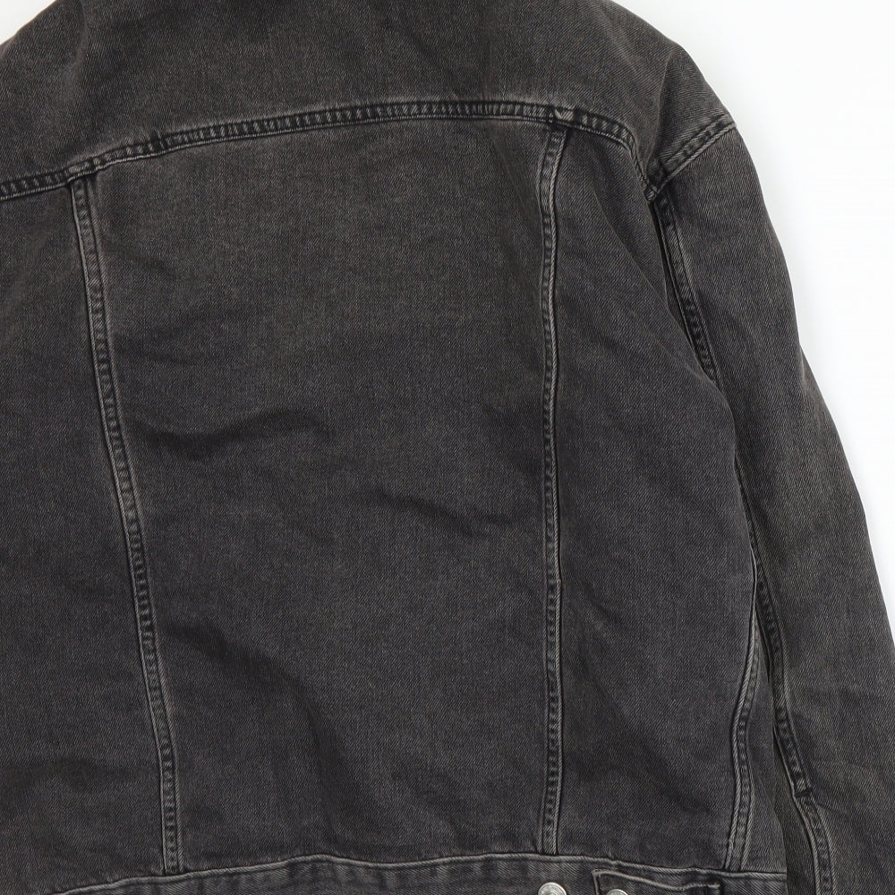 Urban Outfitters Mens Grey  Denim Jacket  Size M