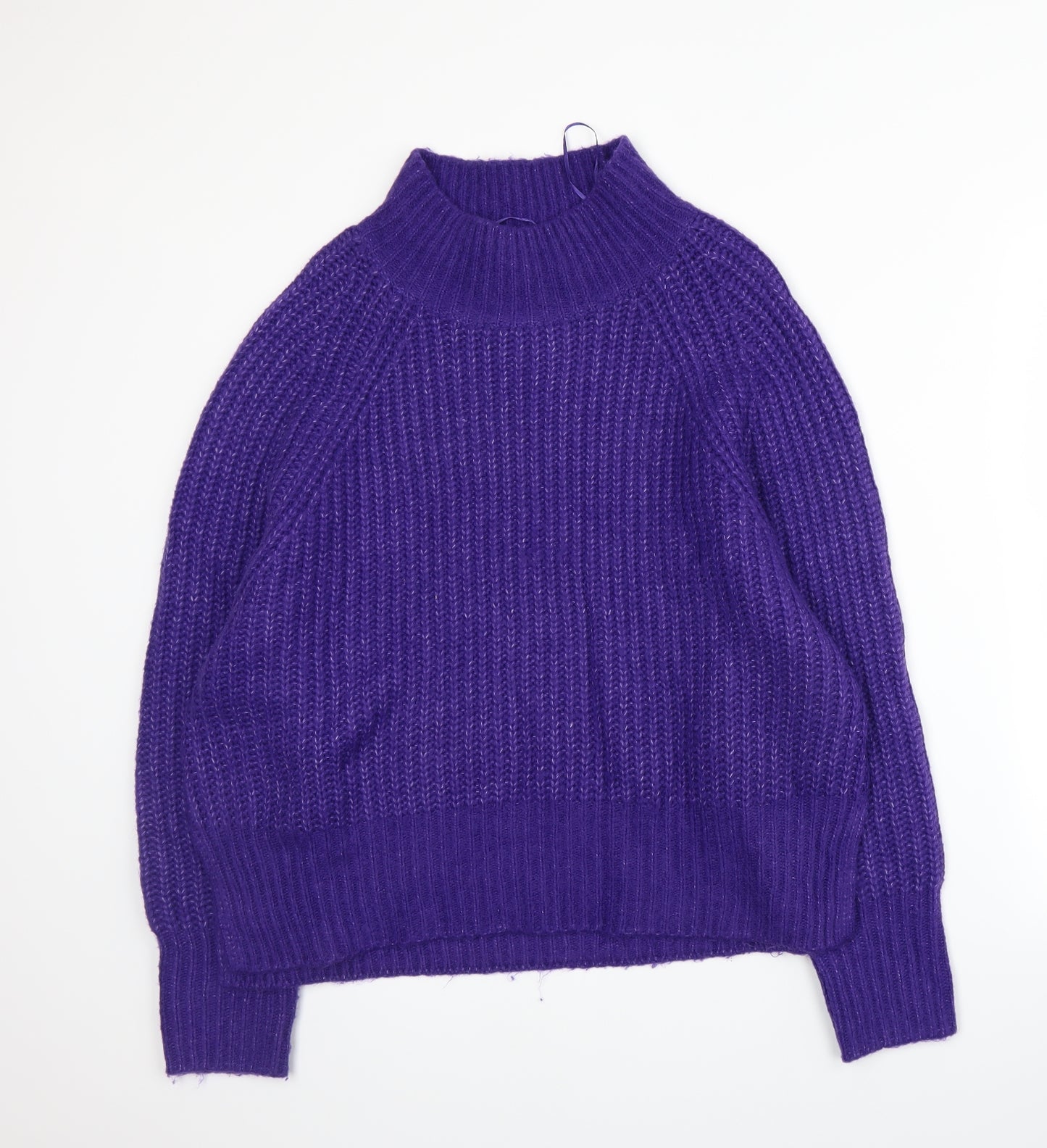 George Womens Purple  Knit Pullover Jumper Size L
