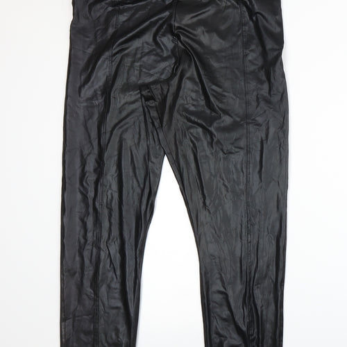 Boohoo Womens Black   Trousers  Size 14 L25 in