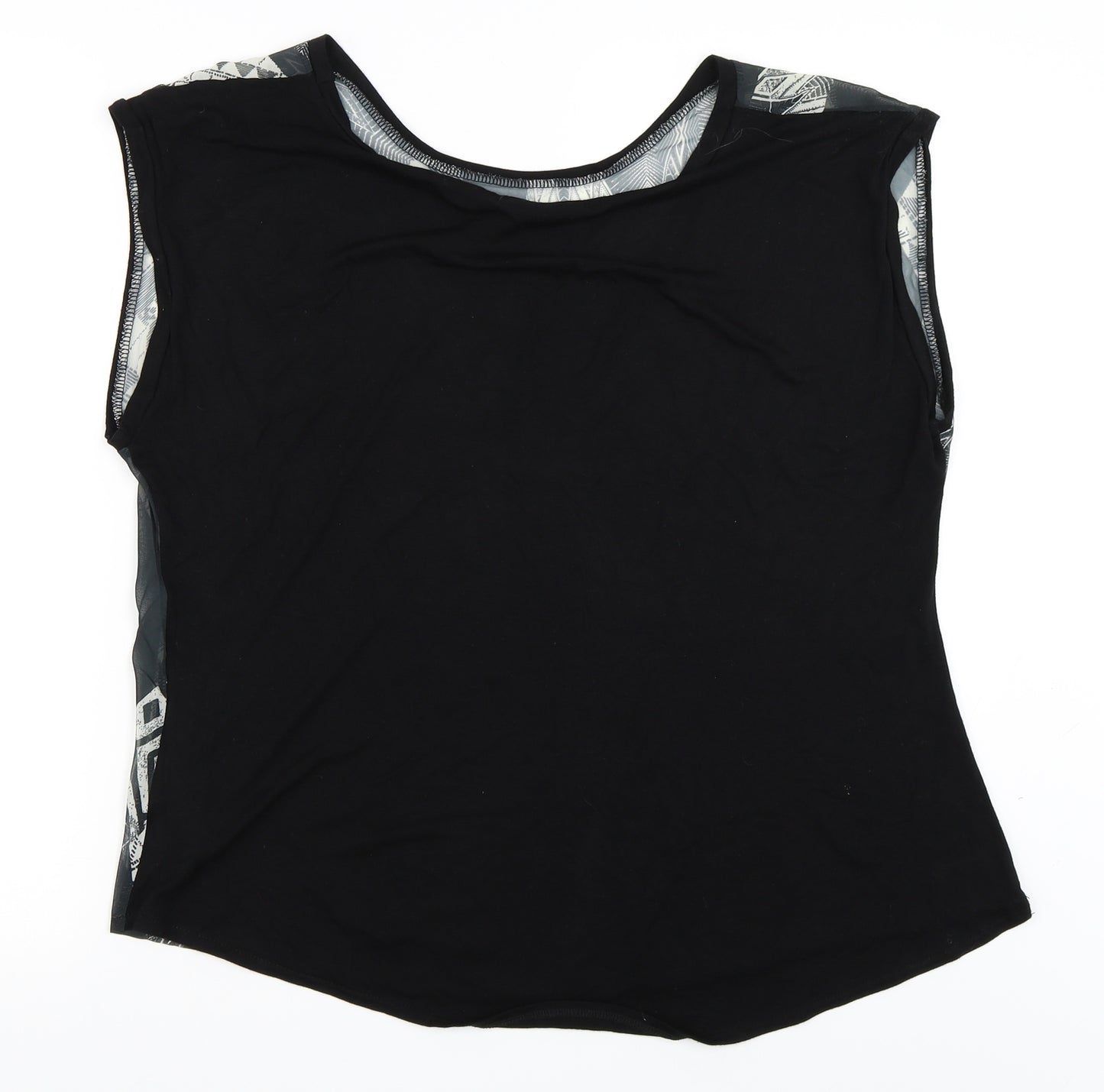 Blonde + Blonde Womens Black   Basic Blouse Size 10