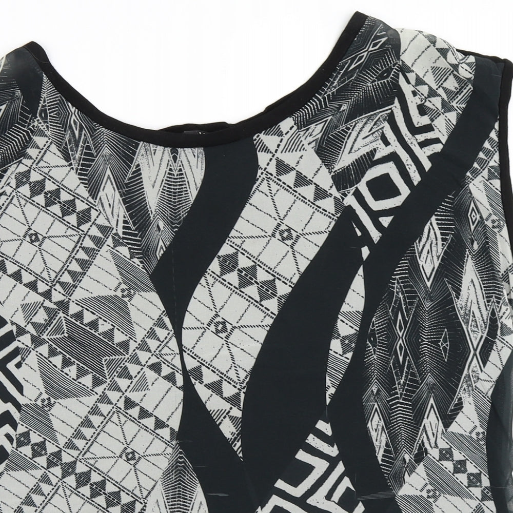 Blonde + Blonde Womens Black   Basic Blouse Size 10