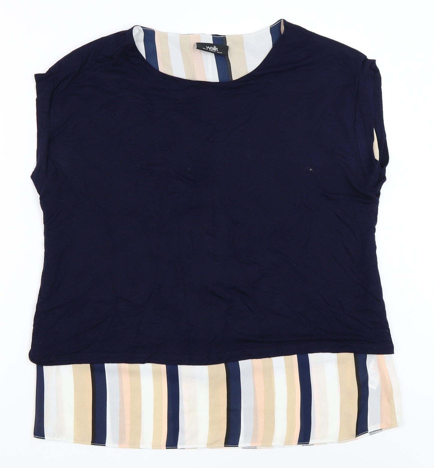 Wallis Womens Blue   Basic Blouse Size 14