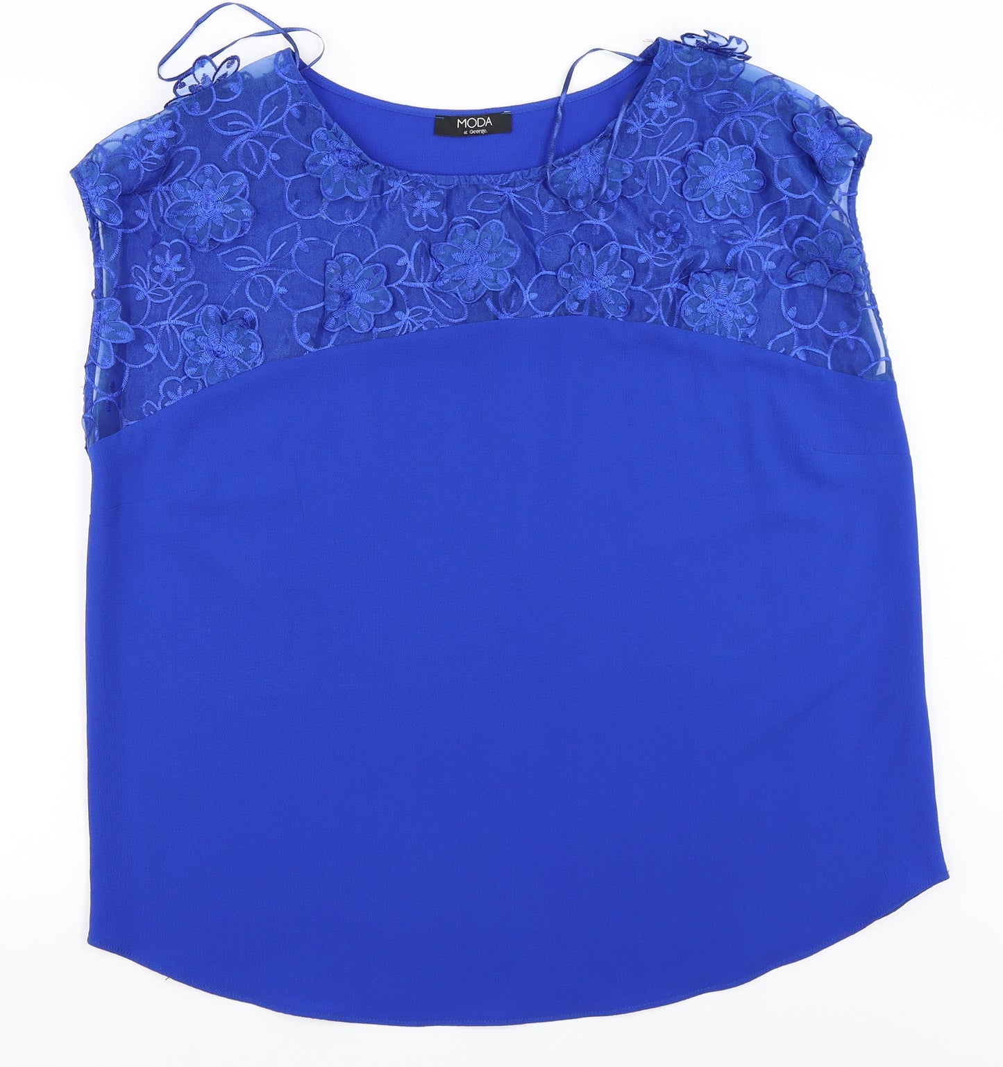 George Womens Blue   Basic Blouse Size 20