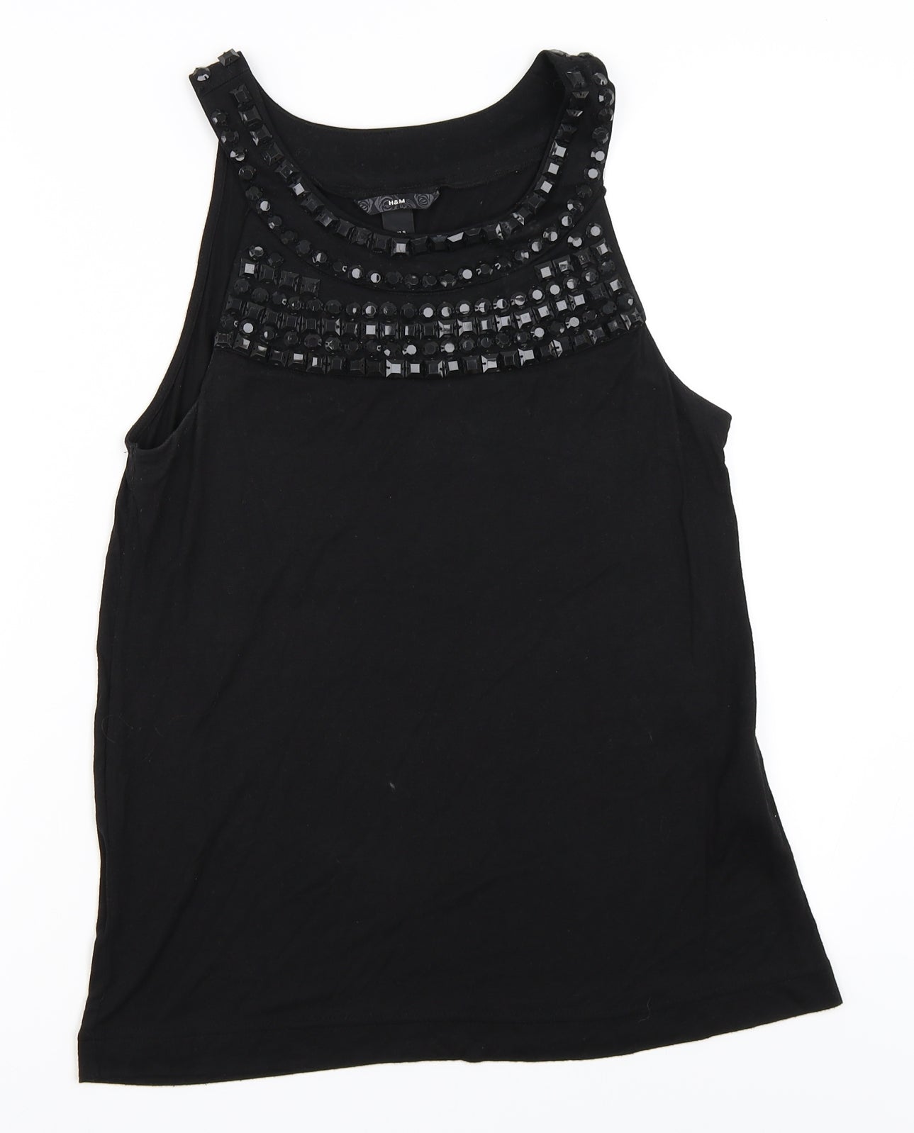 H&M Womens Black   Basic Tank Size S