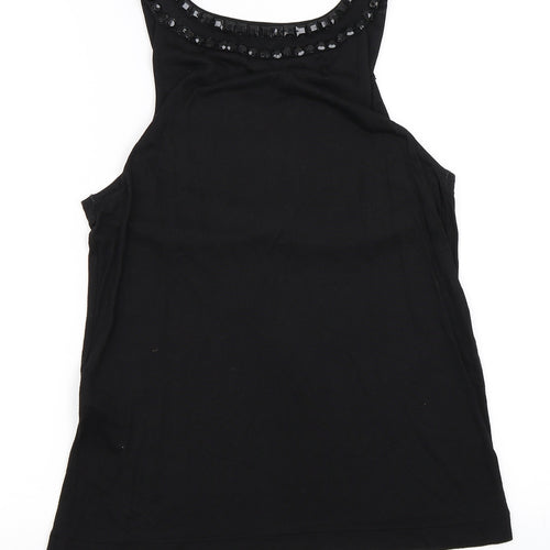 H&M Womens Black   Basic Tank Size S