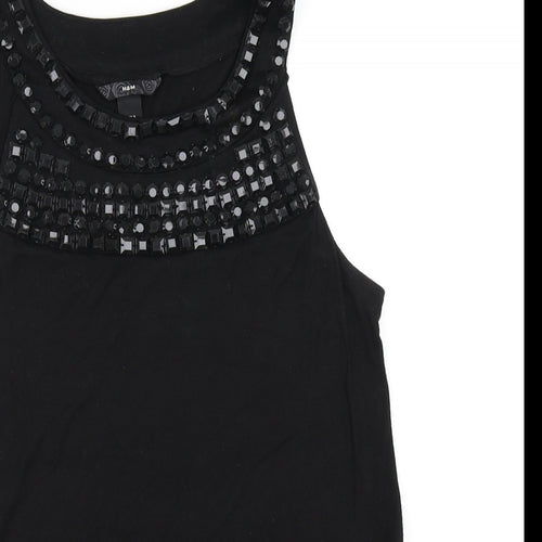 H&M Womens Black   Basic Tank Size S