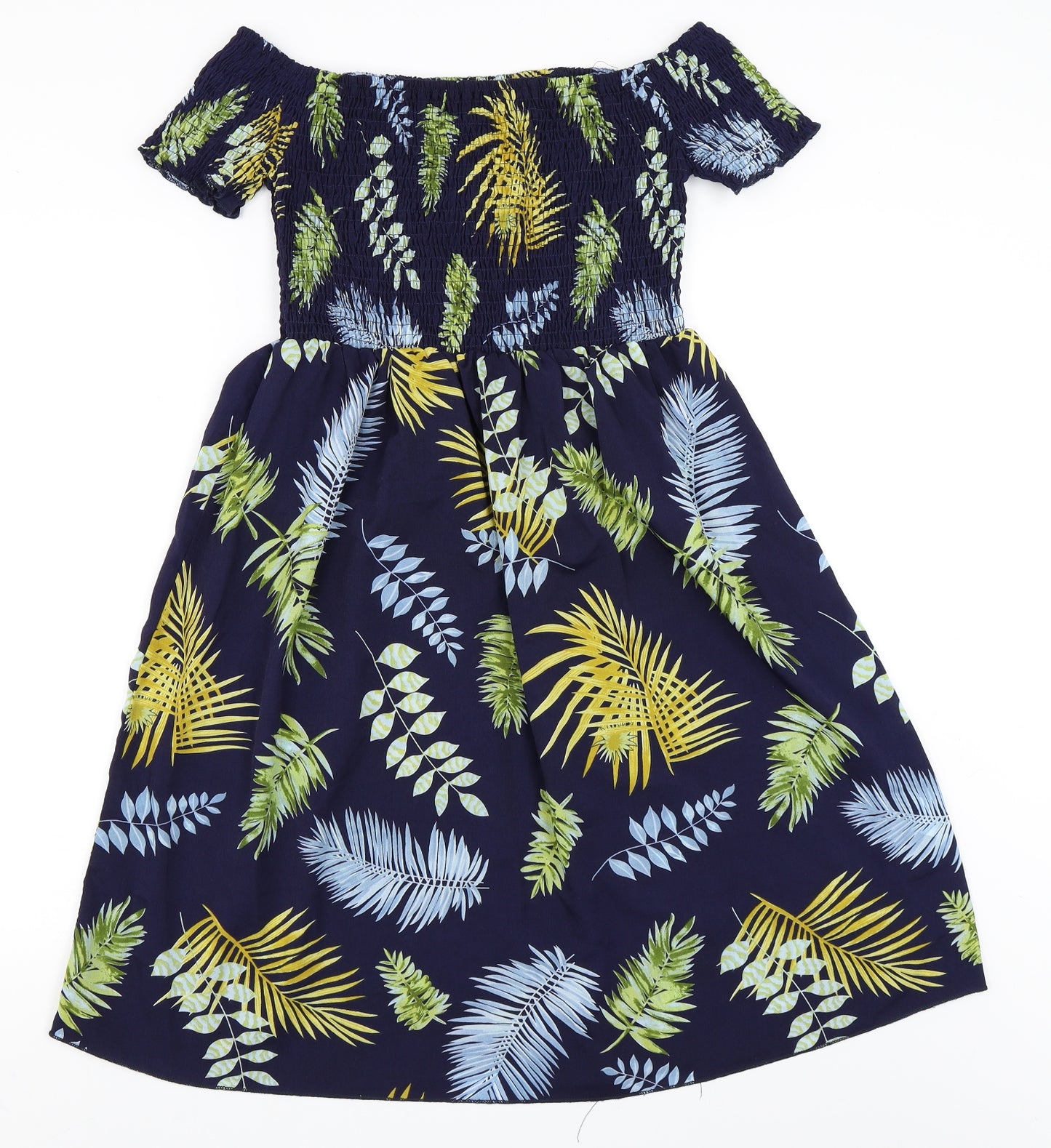 SheIn Womens Blue   Skater Dress  Size L