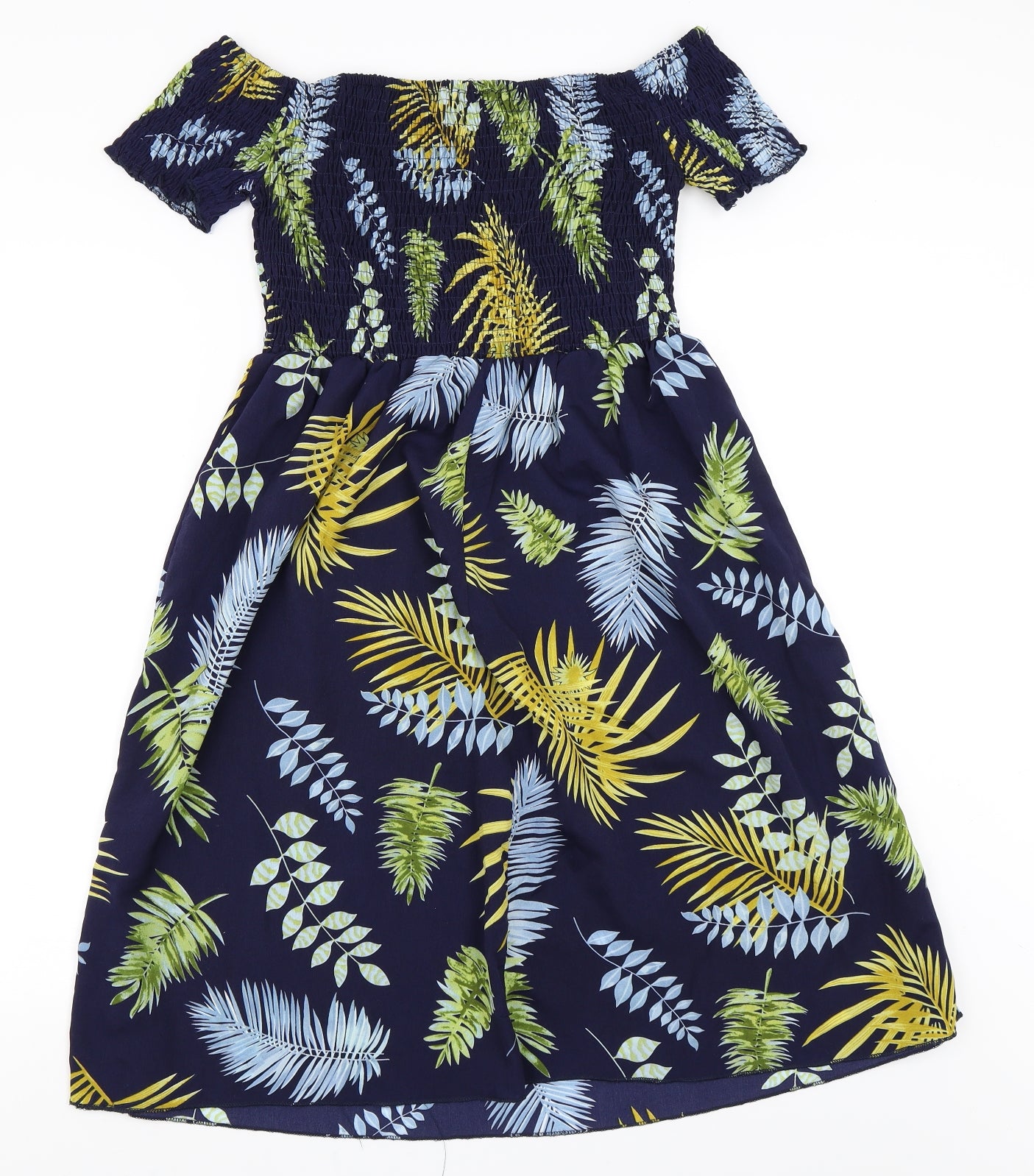 SheIn Womens Blue   Skater Dress  Size L