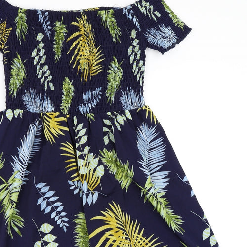 SheIn Womens Blue   Skater Dress  Size L