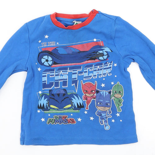 George Boys Blue   Basic T-Shirt Size 2-3 Years