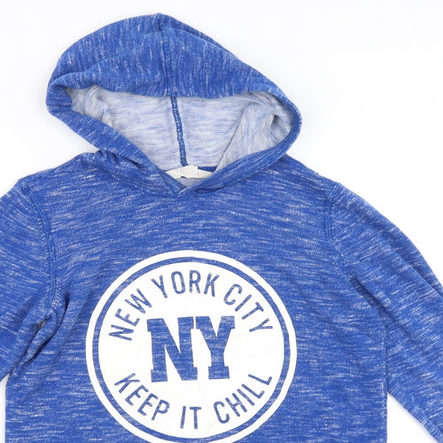 H&M Girls Blue   Pullover Hoodie Size 11-12 Years