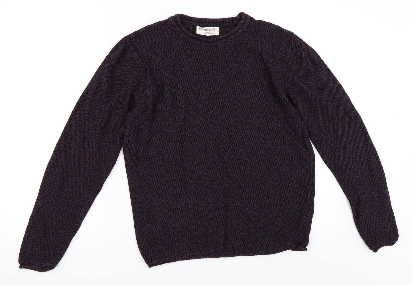 Cedar Wood State Mens Purple   Pullover Jumper Size M