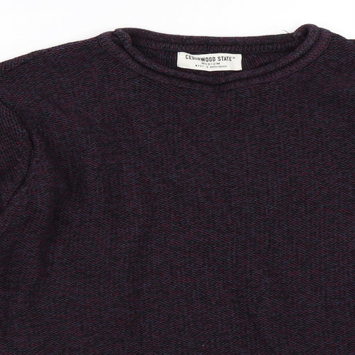 Cedar Wood State Mens Purple   Pullover Jumper Size M