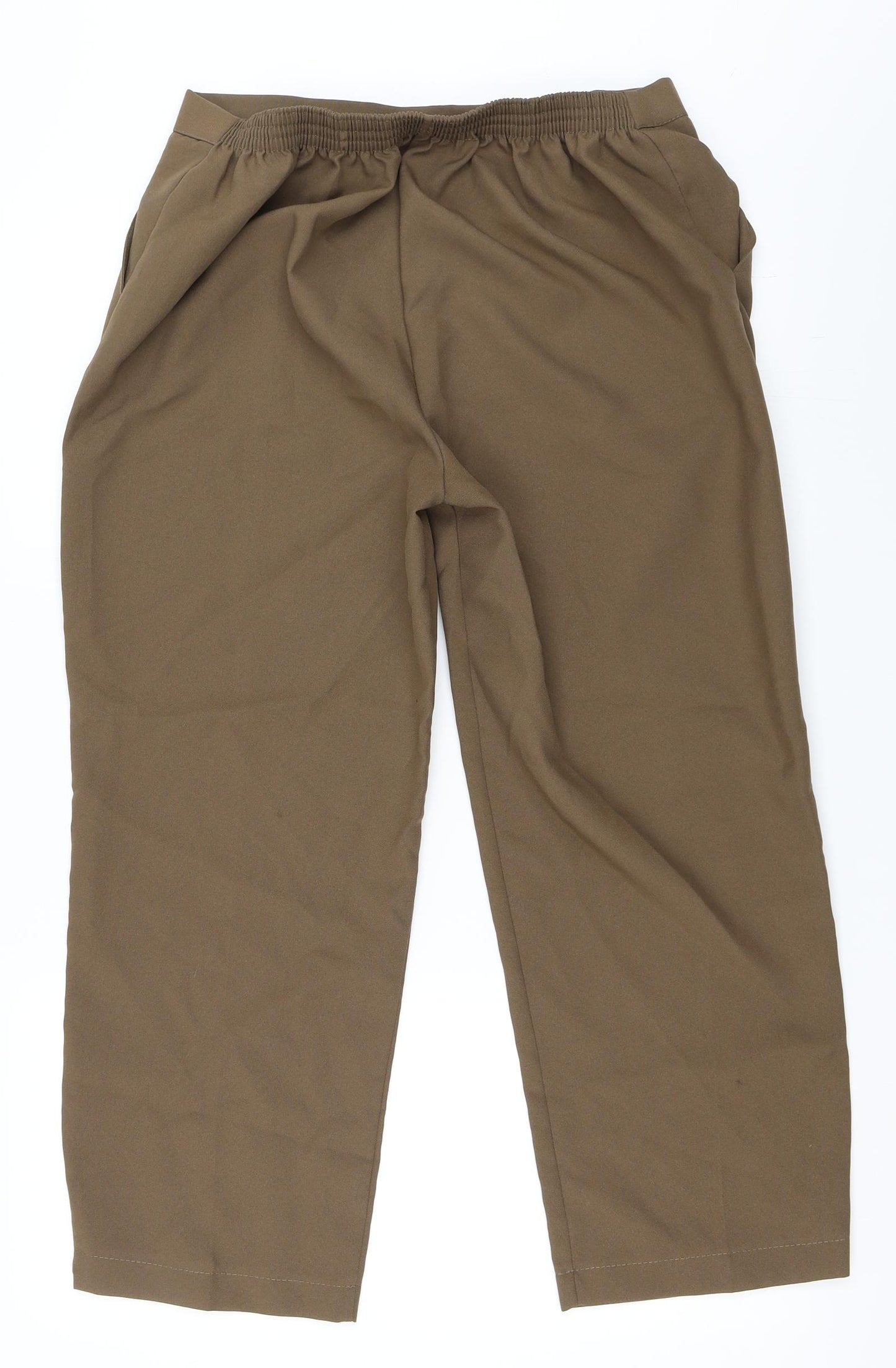 Emma Collection Womens Brown   Trousers  Size 18 L25 in