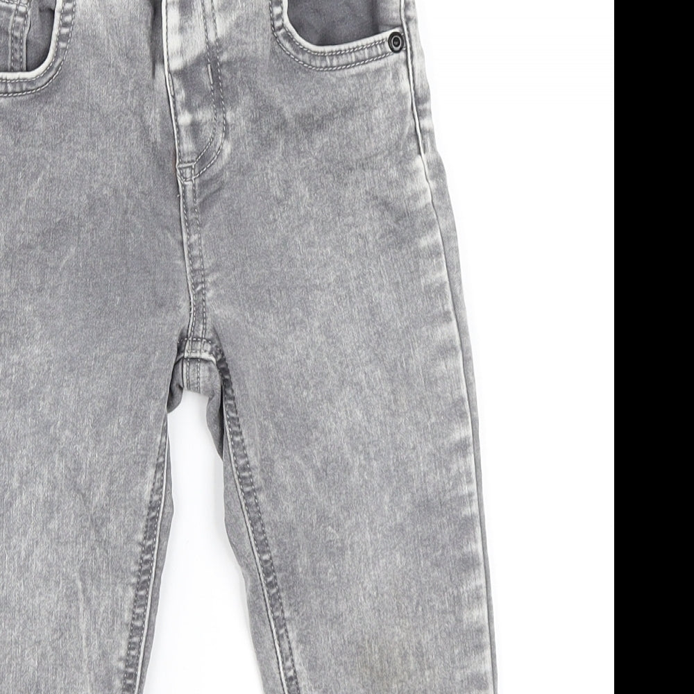 River Island Boys Grey  Denim Skinny Jeans Size 3-4 Years
