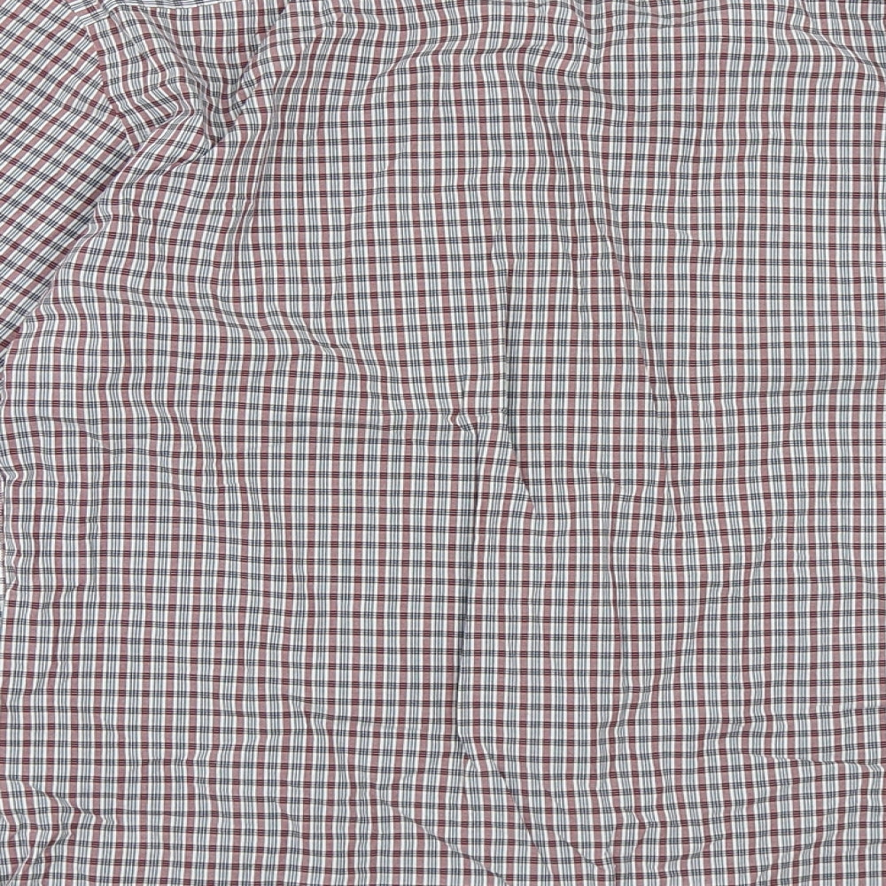 Jeff Banks Mens Blue Check   Button-Up Size M