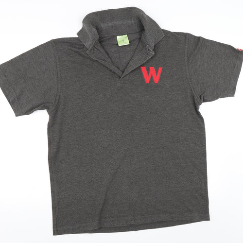 Uneek Mens Grey    Polo Size L