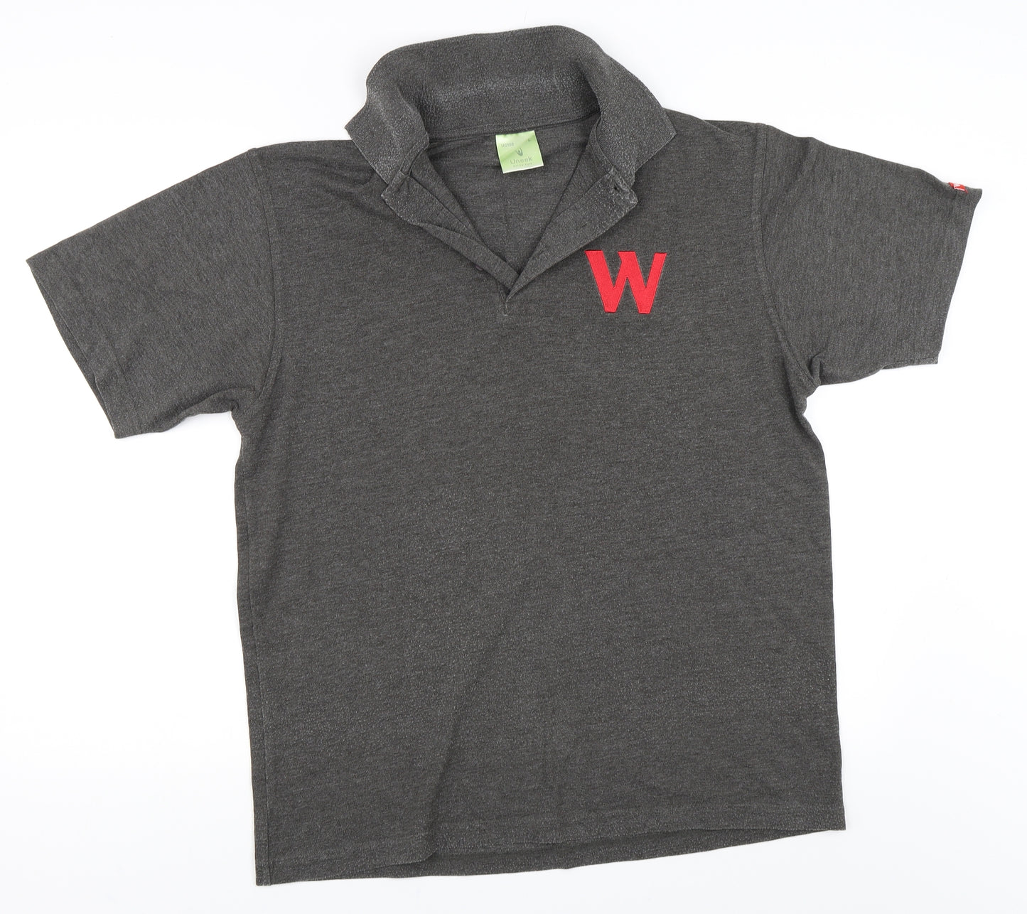 Uneek Mens Grey    Polo Size L
