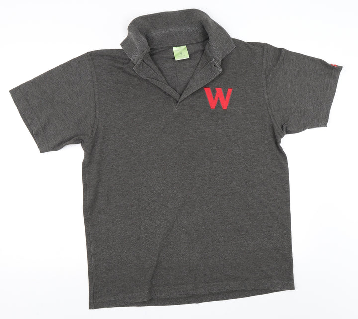 Uneek Mens Grey    Polo Size L