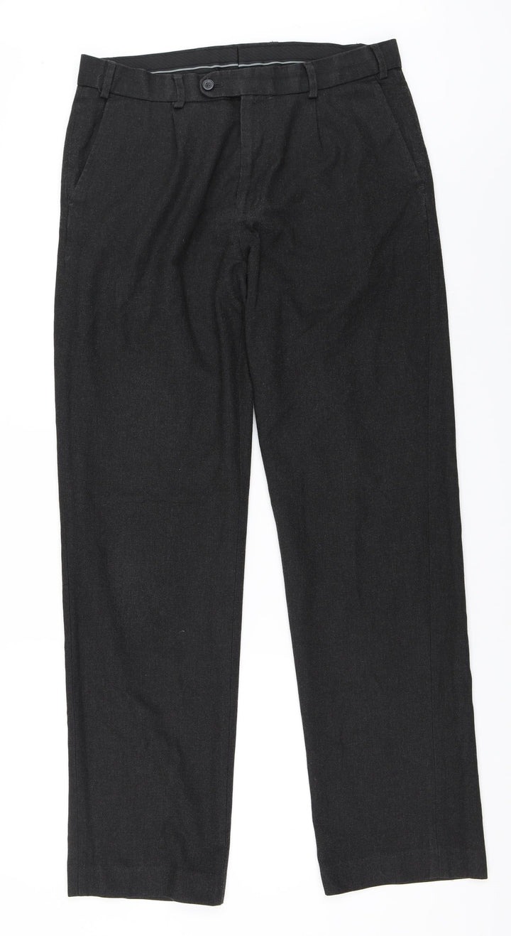 Skopes Mens Grey Trousers Size 34 in L32 in