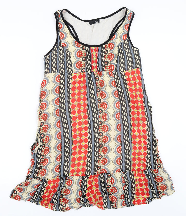 NEXT Womens Red Geometric Shift Size 12