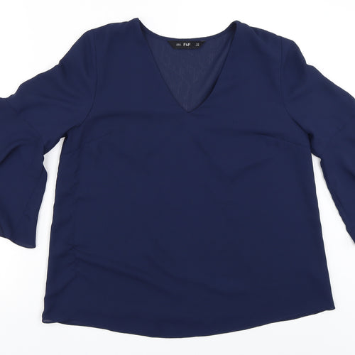 F&F Womens Blue   Basic Blouse Size 10