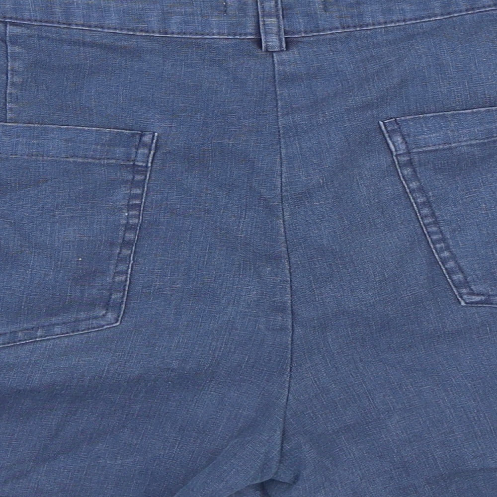 Papaya Womens Blue   Hot Pants Shorts Size 12