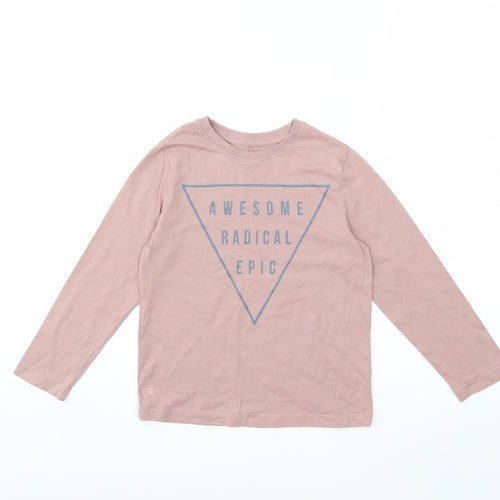 TU Girls Pink   Basic T-Shirt Size 6 Years
