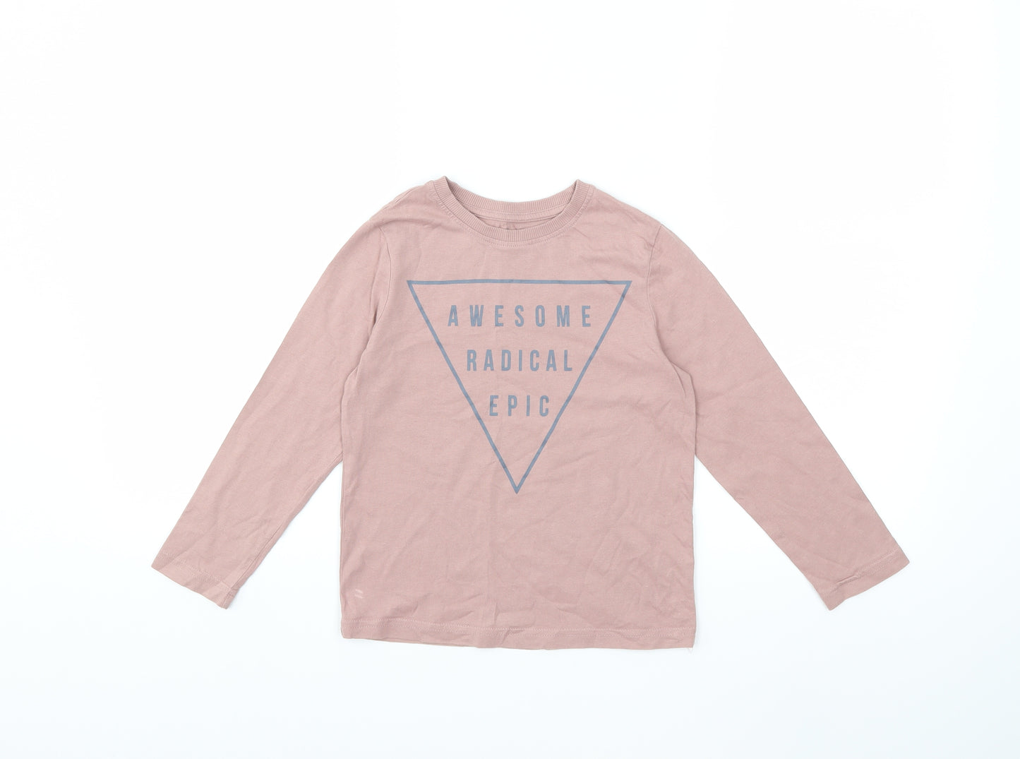 TU Girls Pink   Basic T-Shirt Size 6 Years