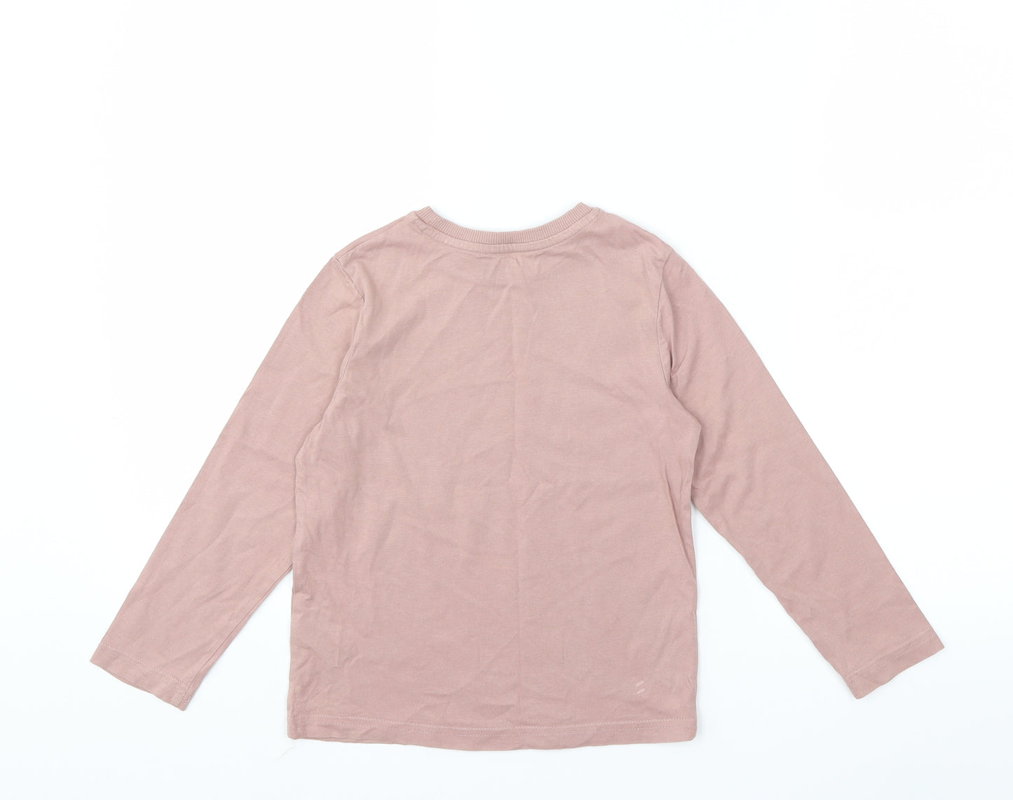 TU Girls Pink   Basic T-Shirt Size 6 Years