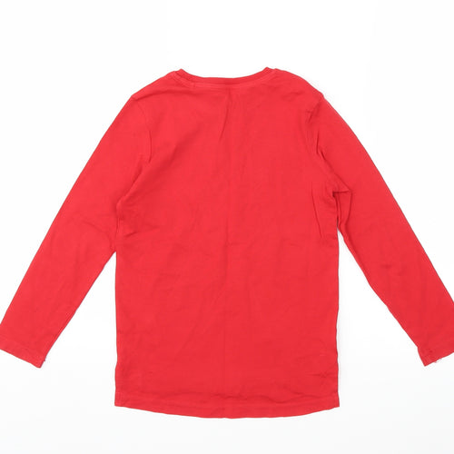 TU Boys Red   Basic T-Shirt Size 6 Years