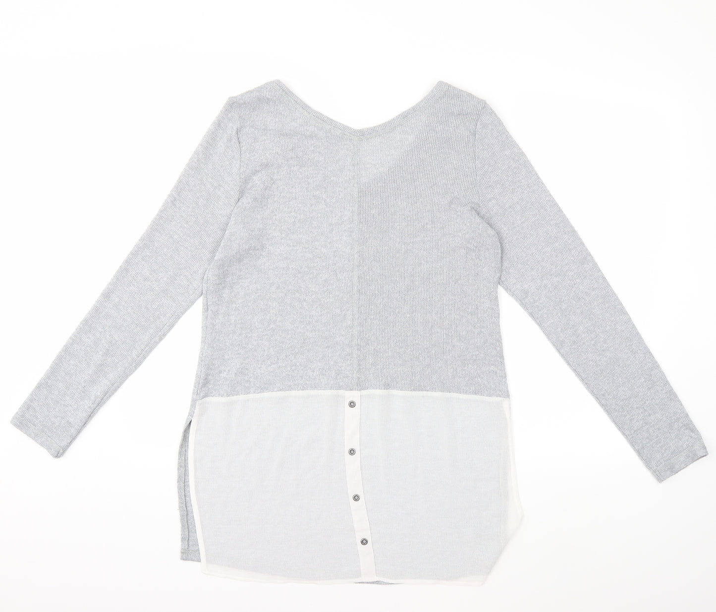 NEXT Womens Grey  Knit Pullover Jumper Size 14