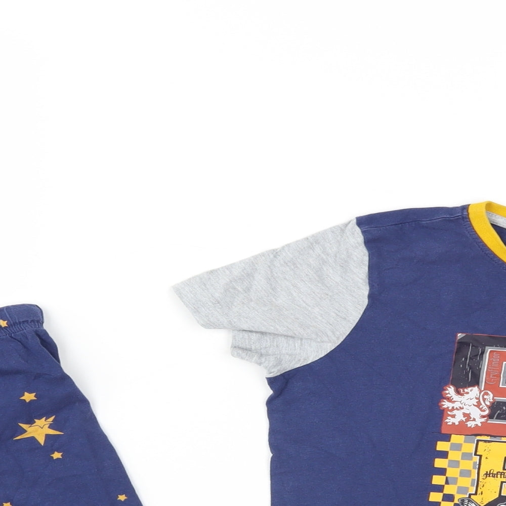 Harry Potter Boys Blue    Pyjama Set Size 7-8 Years