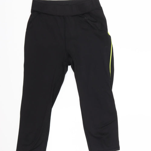 Preworn Womens Black   Capri Leggings Size S L10 in