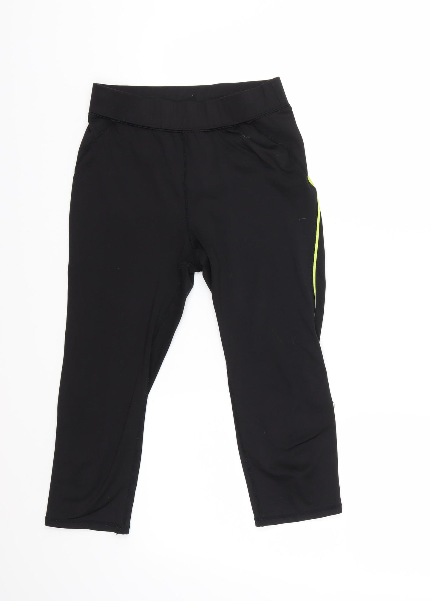 Preworn Womens Black   Capri Leggings Size S L10 in