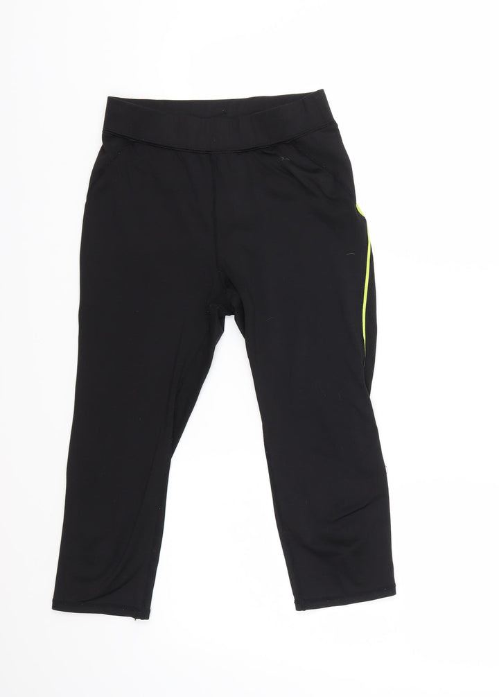 Preworn Womens Black   Capri Leggings Size S L10 in