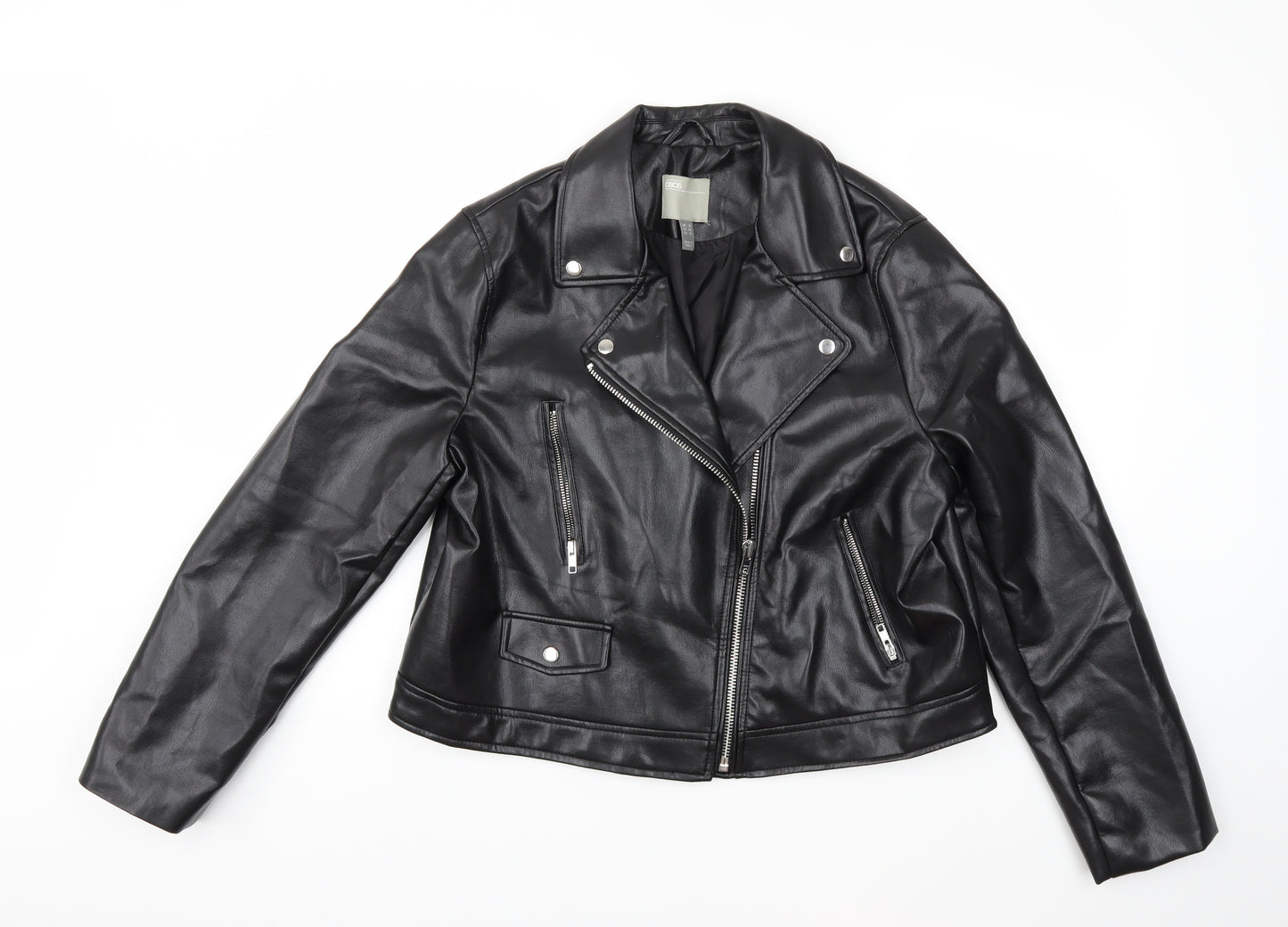 ASOS Womens Black   Jacket Coat Size 18