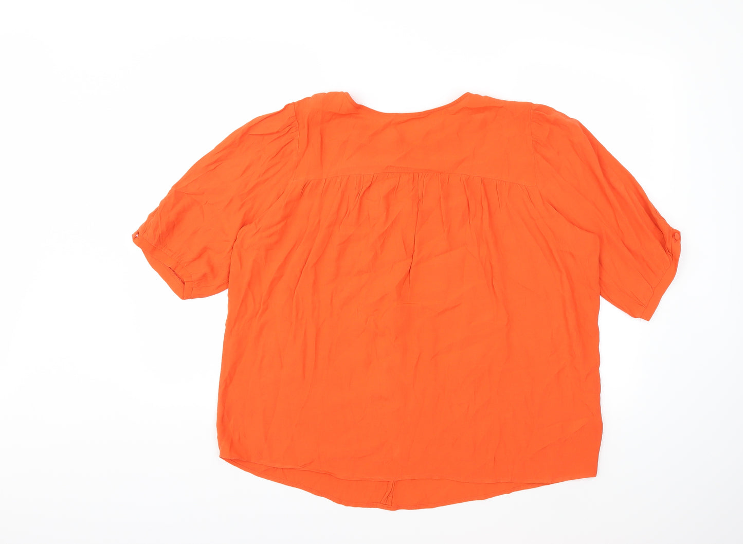 NEXT Womens Orange   Basic Blouse Size 16