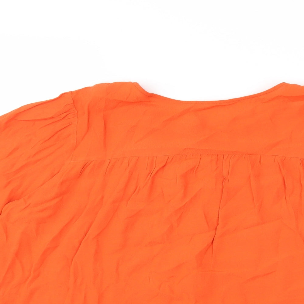 NEXT Womens Orange   Basic Blouse Size 16