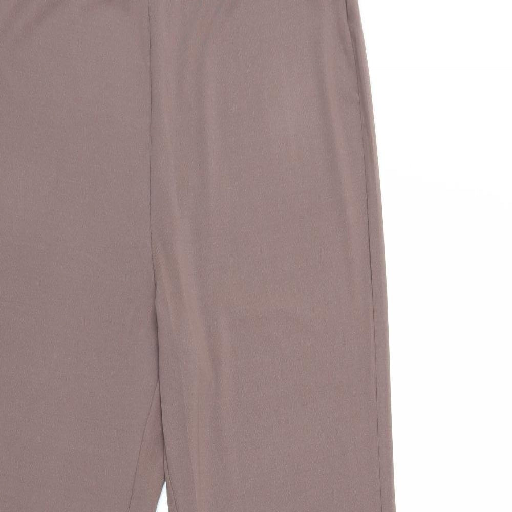 SheIn Womens Brown   Trousers  Size 12 L33 in