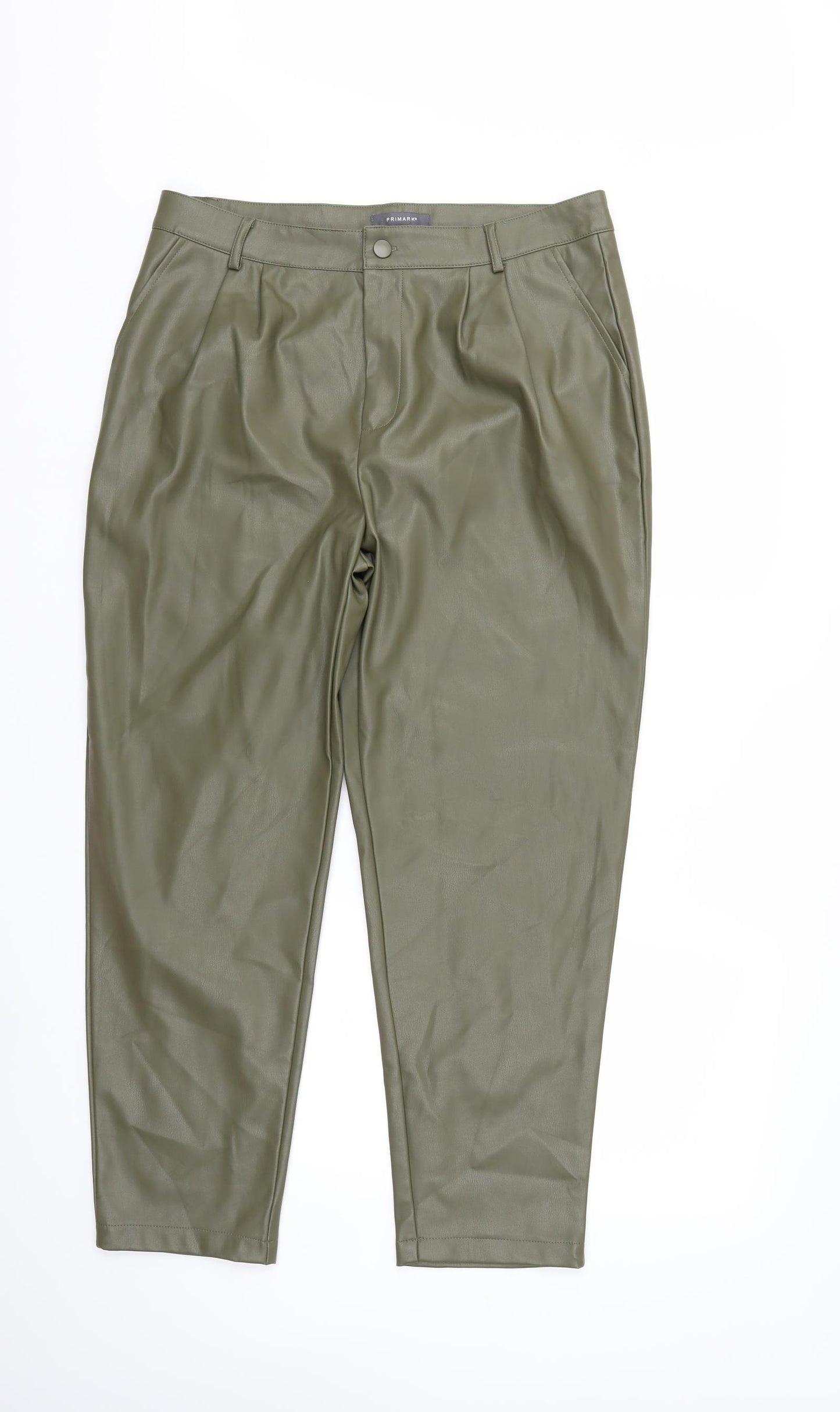 Primark Womens Green   Trousers  Size 16 L27 in