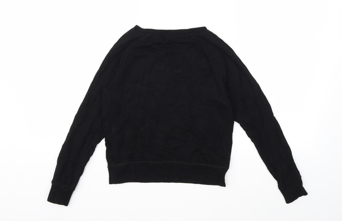 Pineapple Girls Black   Pullover Sweatshirt Size 9-10 Years