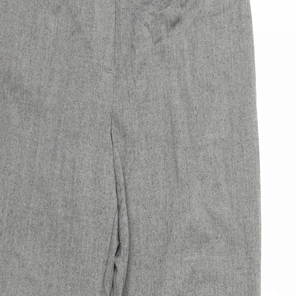River Island Womens Grey   Trousers  Size 10 L25 in