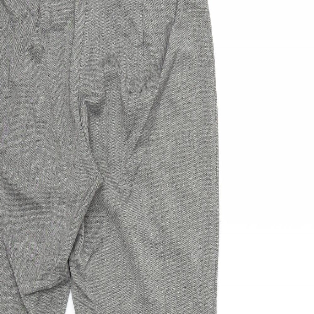 River Island Womens Grey   Trousers  Size 10 L25 in