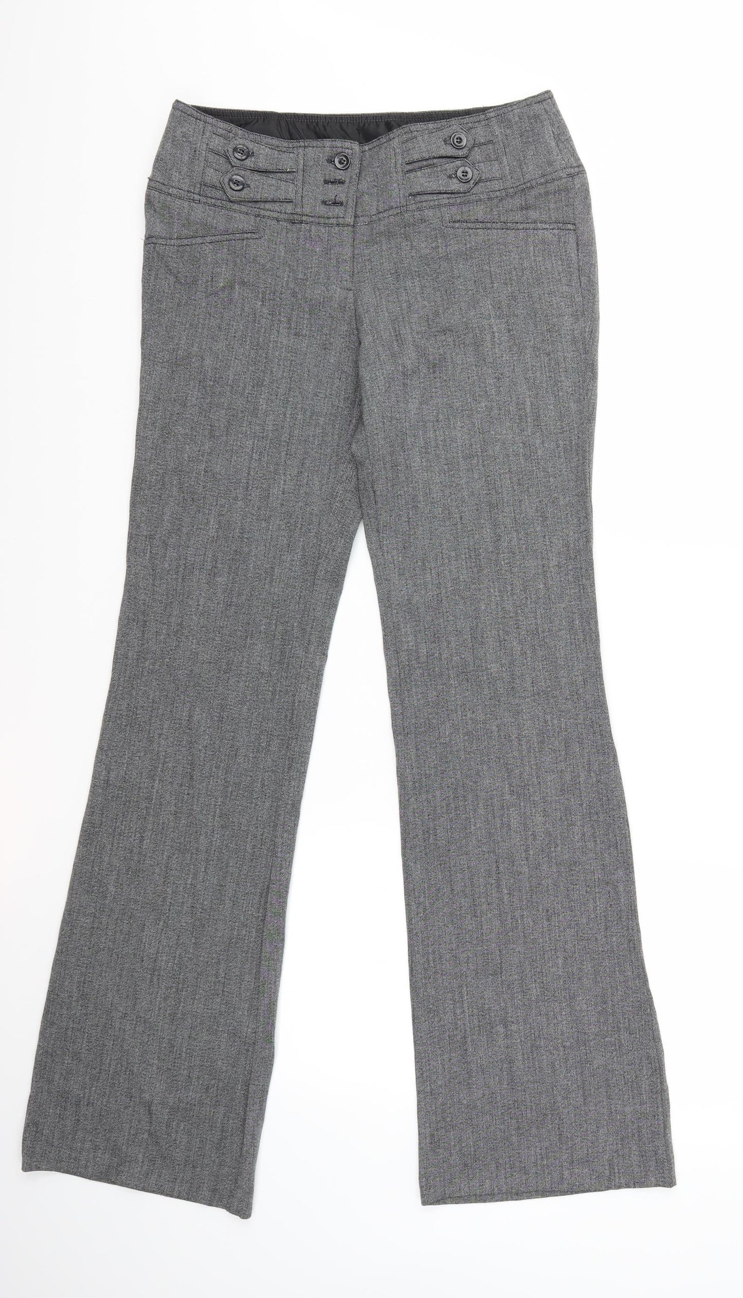 F&F Womens Grey   Trousers  Size 8 L33 in