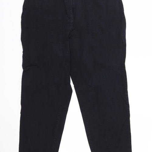 Preworn Womens Blue  Denim Skinny Jeans Size 35 in L27 in