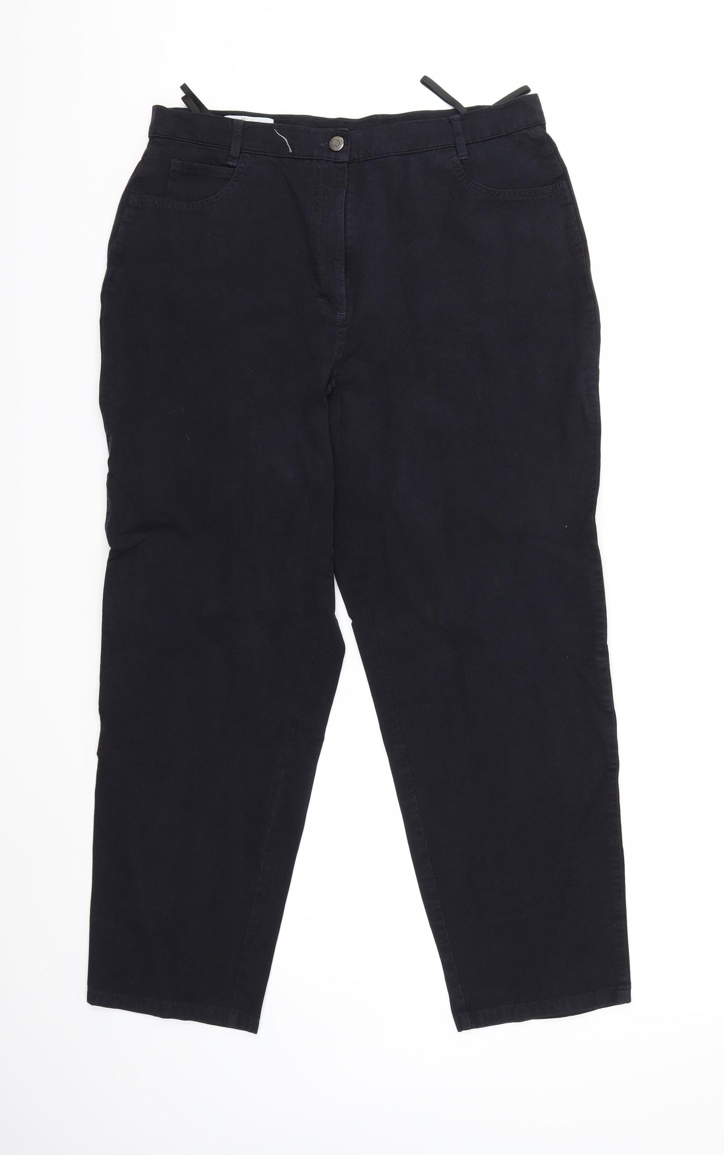 Preworn Womens Blue  Denim Skinny Jeans Size 35 in L27 in