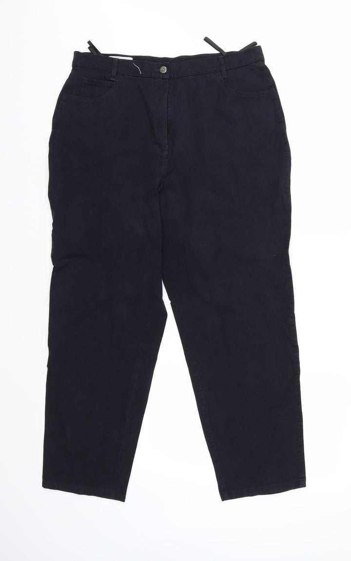 Preworn Womens Blue  Denim Skinny Jeans Size 35 in L27 in